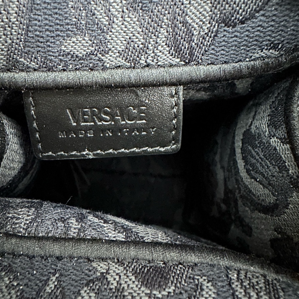 Versace Gray Floral Patterned Fabric - Picture 11 of 11